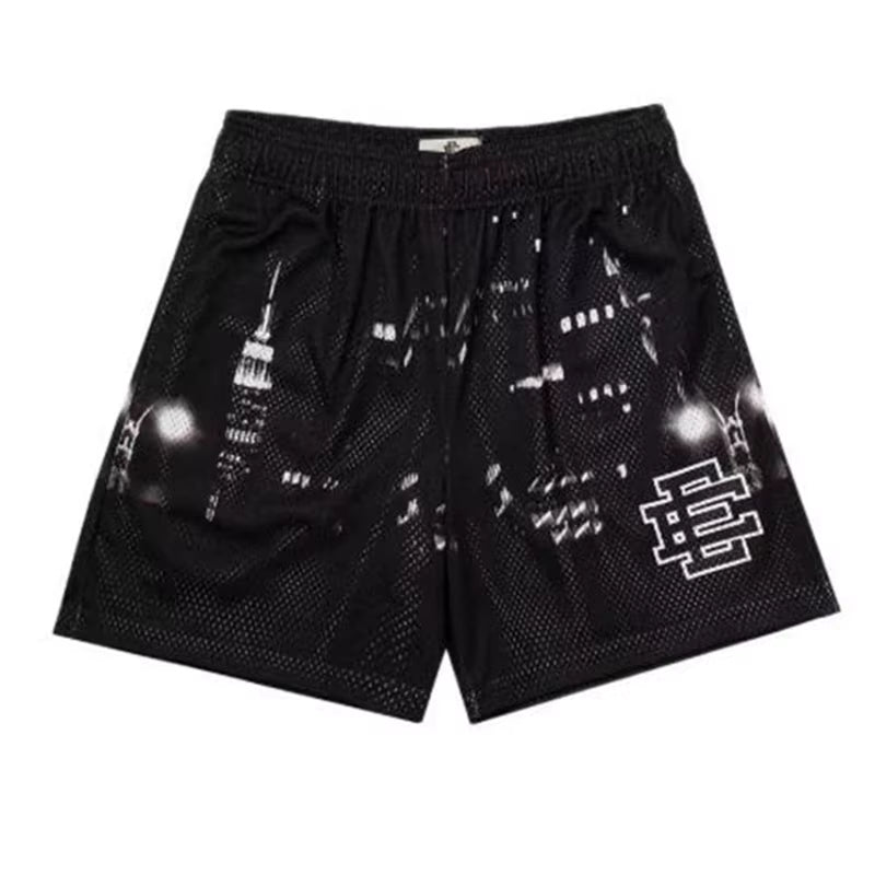 EE  Men Beach Board Shorts Fitness Training Workout Sport Short Pants Summer Gym Jogging Mesh Casual Shorts